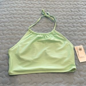 Old navy mint swim top only size XL 14